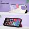  iPhone 14 Pro Fodral Marmor Vit/Lila