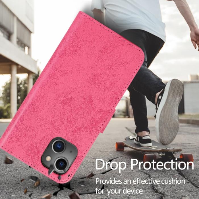 Bild 5,  iPhone 14 Pro 2in1 Fodral Magnet / Skal Rosa