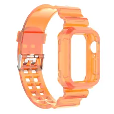  Apple Watch 38/40/41/42 mm Kristall Skal/Armband Orange