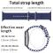 ColorPop Apple Watch 42/44/45/46/49 mm Armband Ocean Wave Midnight Blue