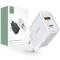 Tech-Protect Tech-Protect 30W PD QC USB-C / USB-A Väggladdare Vit