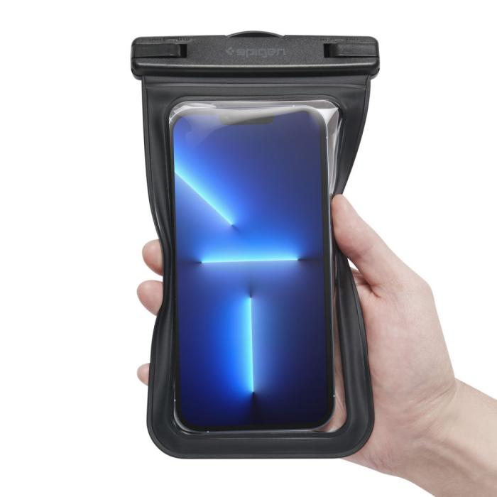 Bild 6, Spigen Spigen 2-PACK Universal Vattentät Påse / Mobilväska Svart