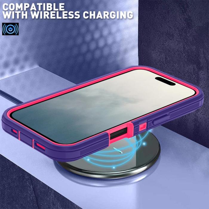 Bild 6,  iPhone 16 Skal Extreme Shockproof Hybrid Lila