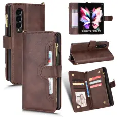  Galaxy Z Fold 3 Fodral Multifunktionell Brun
