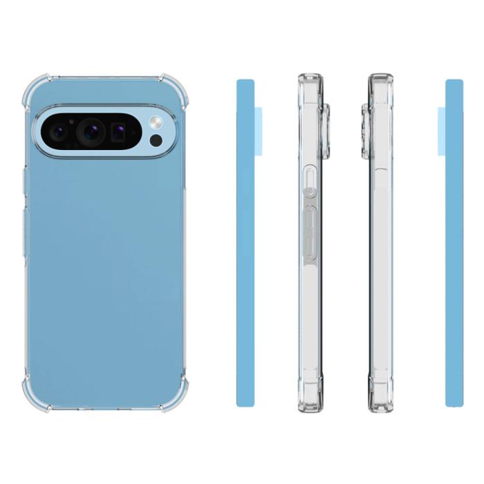 Bild 5,  Google Pixel 9/9 Pro Skal Shockproof TPU Transparent