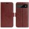  Google Pixel 7 Fodral Crazy Horse Läder Brun