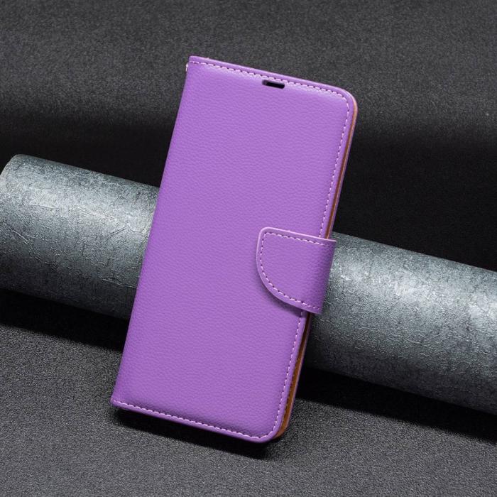 Bild 4,  Xiaomi 12T / 12T Pro Fodral Shark Litchi Lila