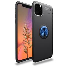  iPhone 11 Pro Max - Ring Skal - Funkar med magneth&aring;llare - Svart/Bl&aring;
