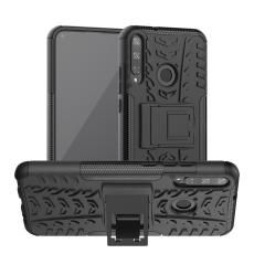 Huawei P40 Lite E - Ultimata St&ouml;tt&aring;liga Skalet med St&ouml;d - Svart