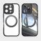  iPhone 16 Pro Skal MagSafe Kickstand Transparent/Svart