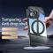  iPhone 16 Pro Skal MagSafe Kickstand Transparent/Svart