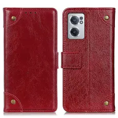  OnePlus Nord CE 2 5G Fodral Nit Dekor L&auml;der R&ouml;d