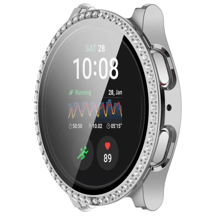 Bild 2,  Galaxy Watch 7 44 mm Skal Med Skärmskydd Strass Silver