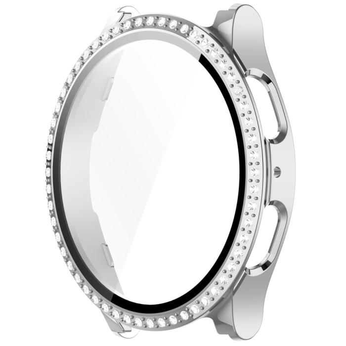 Bild 4,  Galaxy Watch 7 44 mm Skal Med Skärmskydd Strass Silver