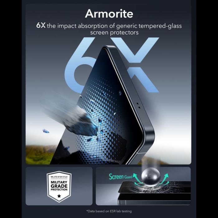 Bild 6, ESR ESR Galaxy S26 Ultra Skärmskydd UltraFit Armorite Pro Härdat Privacy