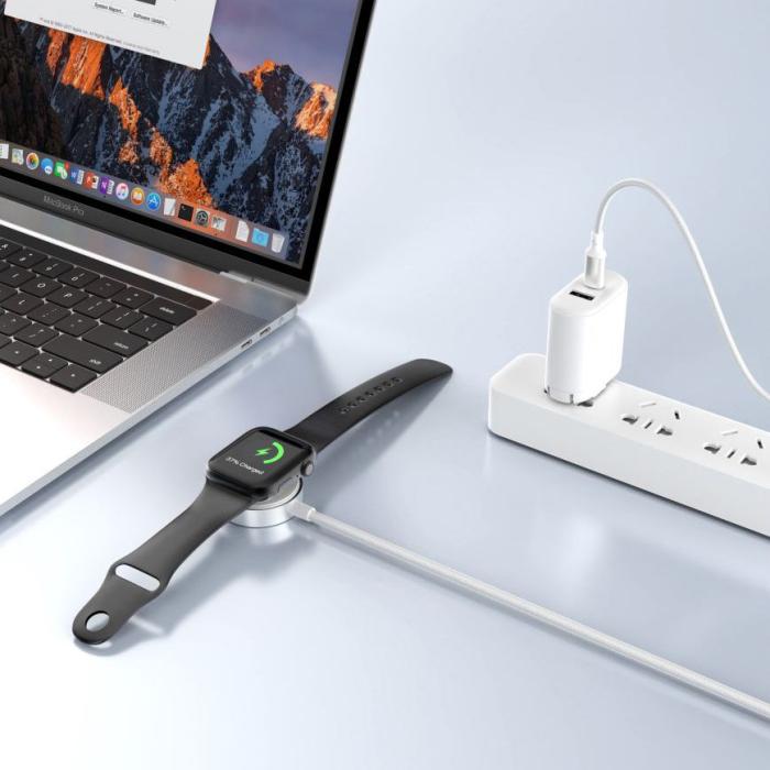 Bild 4, Tech-Protect Tech-Protect 1m Apple Watch Laddare UltraBoost USB-C Vit