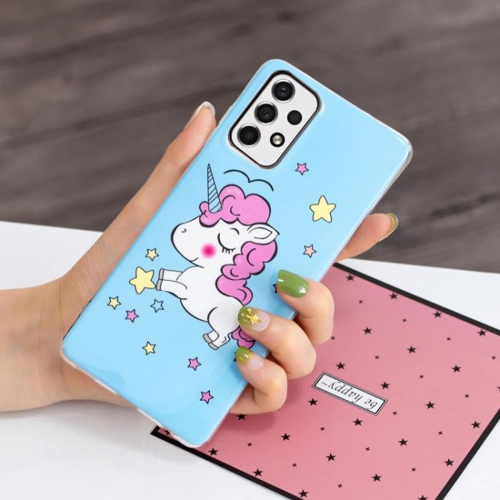 Bild 5,  Samsung Galaxy A33 5G Skal Glow-in-dark Unicorn
