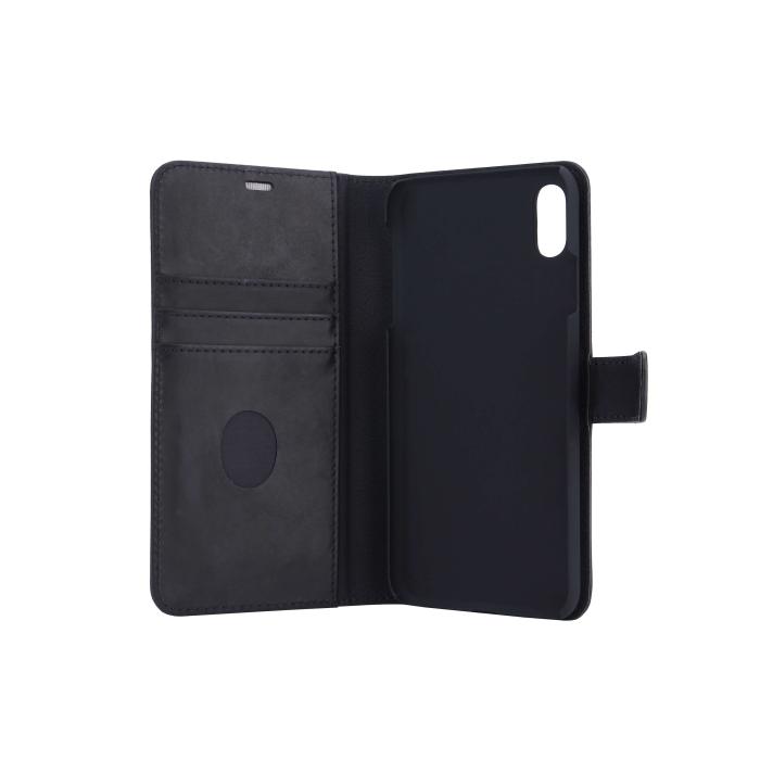 Bild 3, Radicover Radicover iPhone Xs Max Mobilfodral 2in1 Äkta Läder Svart