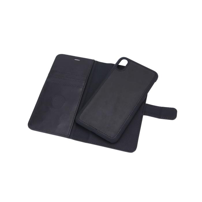 Bild 4, Radicover Radicover iPhone Xs Max Mobilfodral 2in1 Äkta Läder Svart