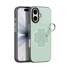 DUX DUCIS DUX DUCIS iPhone 17 Skal PU-L&auml;der Kl&ouml;ver Gr&ouml;n