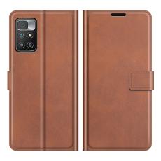  Xiaomi Redmi 10 Fodral Solid L&auml;der Brun