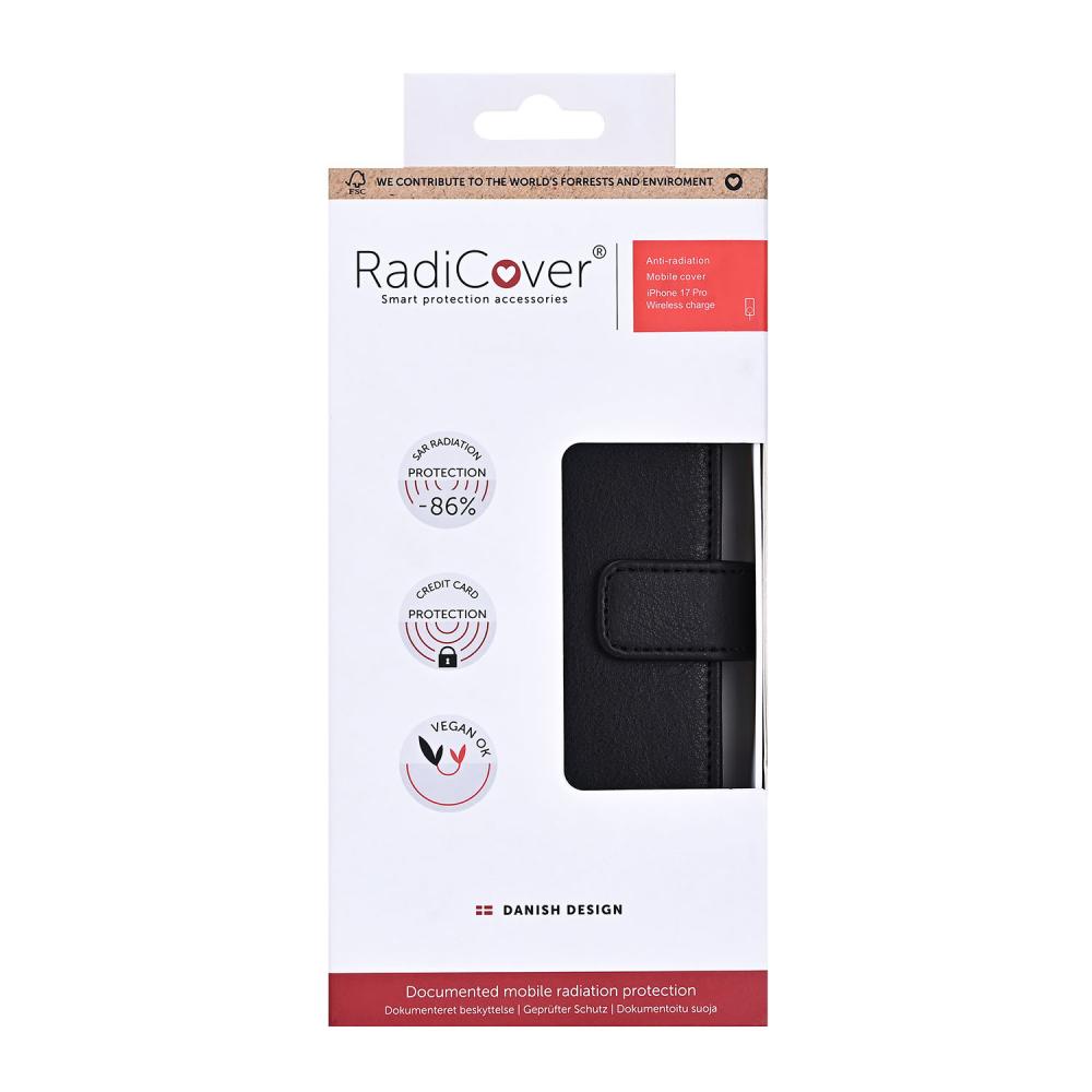 Radicover Radicover iPhone 17 Pro Mobilfodral Strålningsskydd Svart