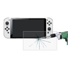  Nintendo Switch OLED Sk&auml;rmskydd H&auml;rdat Glas