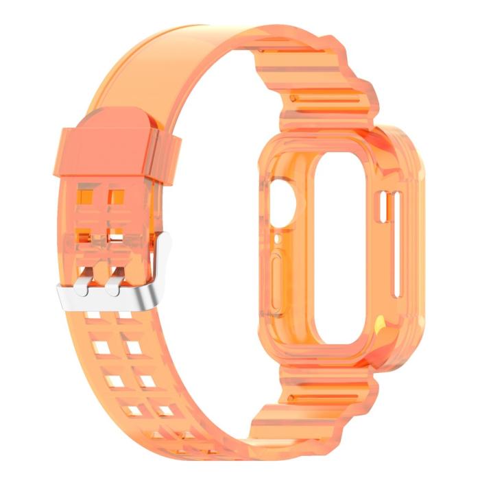 Bild 4,  Apple Watch 38/40/41/42 mm Kristall Skal/Armband Orange
