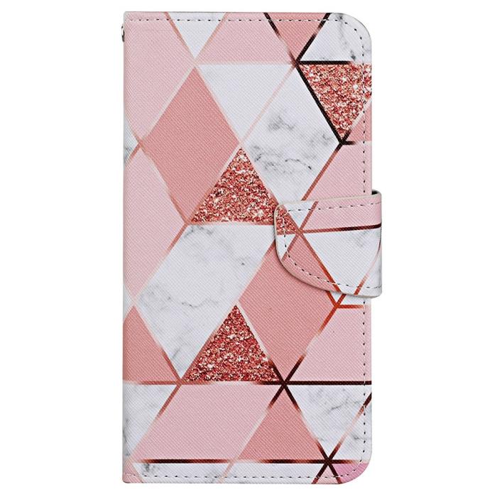 Bild 6,  iPhone 16 Pro Fodral Med Marmor Tryck Rosa