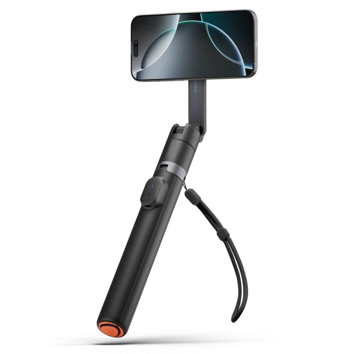 Bild 3, Spigen Spigen 168 cm MagSafe Bluetooth Selfiestick Tripod Svart