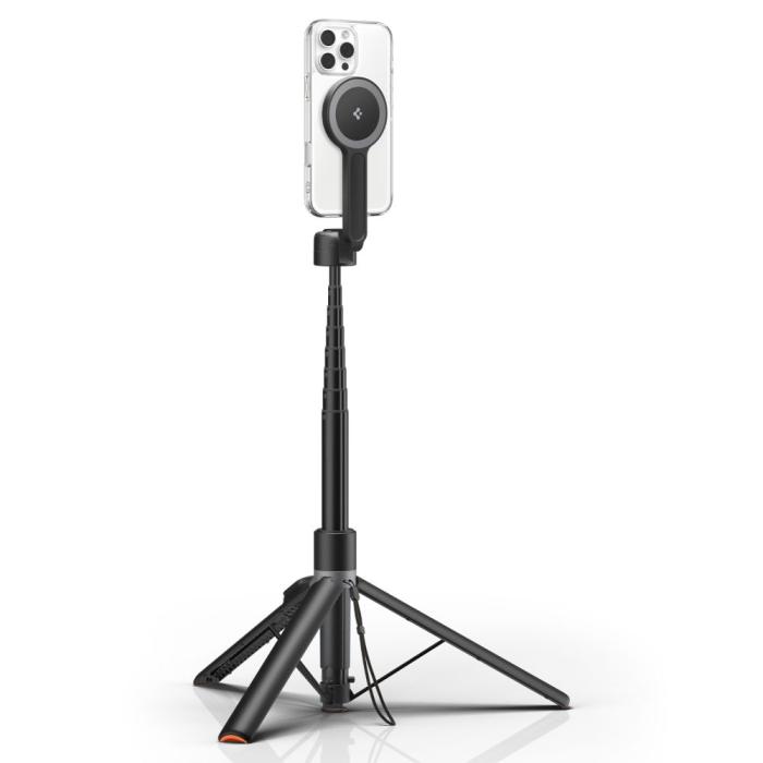 Bild 4, Spigen Spigen 168 cm MagSafe Bluetooth Selfiestick Tripod Svart