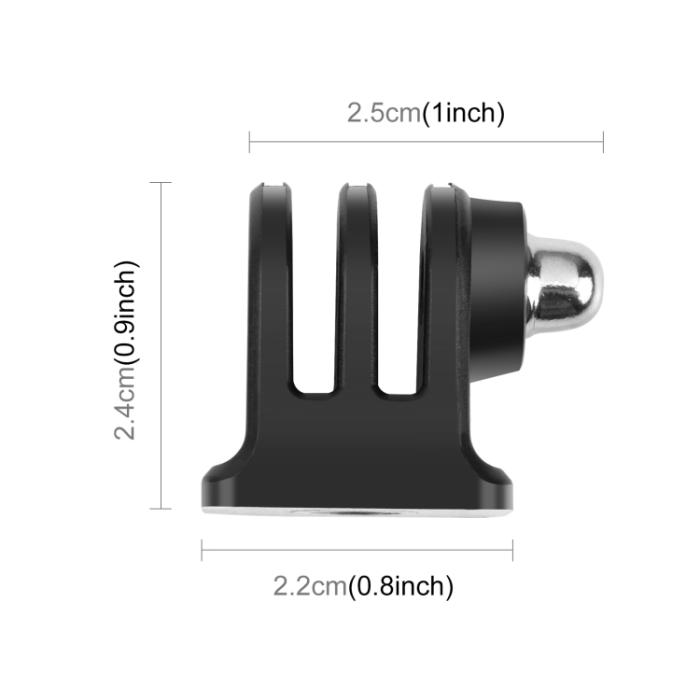 Bild 2, PULUZ PULUZ Tripod Adapter GoPro/DJI/Insta360 Actionkameror Svart