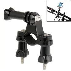 PULUZ PULUZ GoPro/DJI/Insta360 F&auml;ste F&ouml;r Cykel Styre Svart