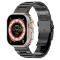  Apple Watch 42/44/45/46/49 mm Armband Steel Titanium Svart