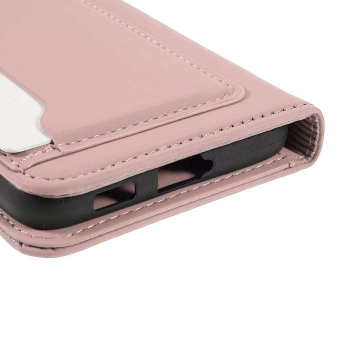 Bild 6,  Samsung Galaxy S22 Plus Fodral Flip Med Kortfack Roséguld