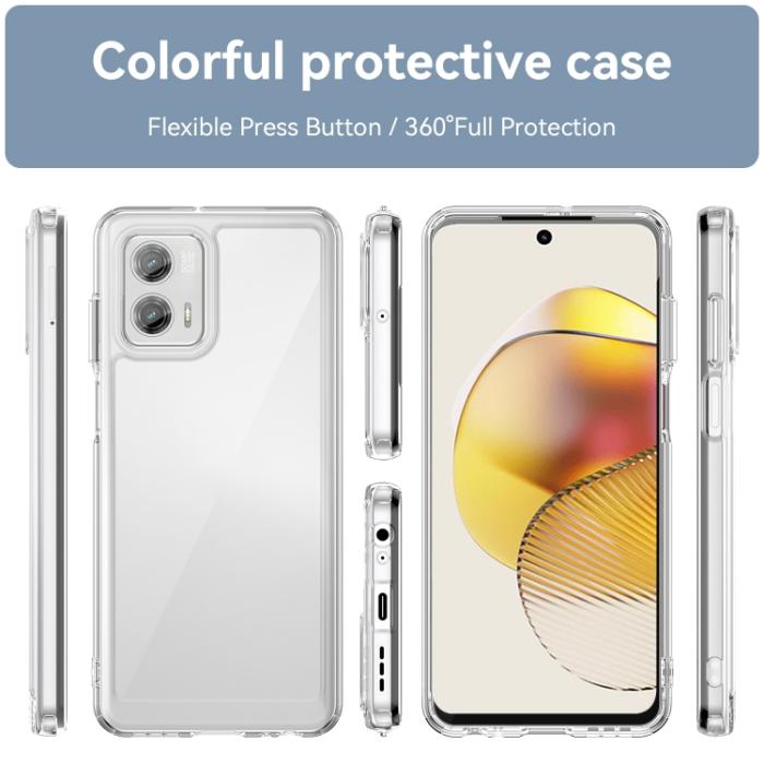 Bild 2,  Motorola Moto G73 5G Skal Robust Hybrid Transparent