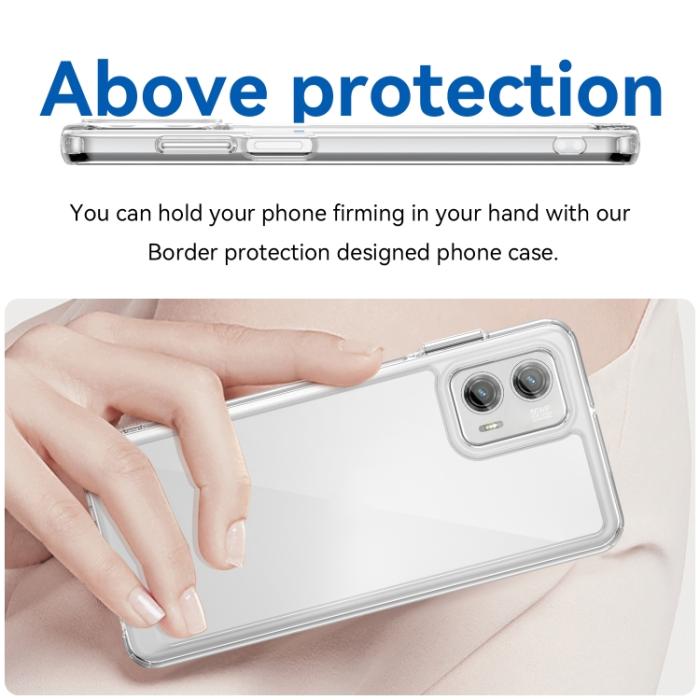 Bild 4,  Motorola Moto G73 5G Skal Robust Hybrid Transparent