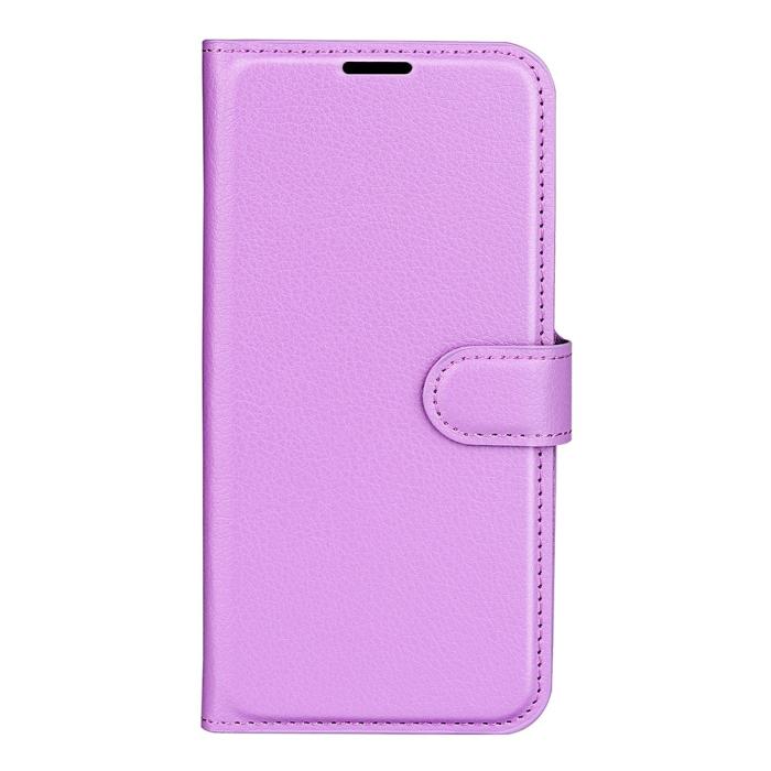 Bild 5,  Xiaomi Redmi Note 14 4G Fodral Litchi Läder Lila