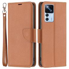  Xiaomi 12T / 12T Pro Fodral Shark Litchi Brun