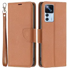  Xiaomi 12T / 12T Pro Fodral Shark Litchi Brun
