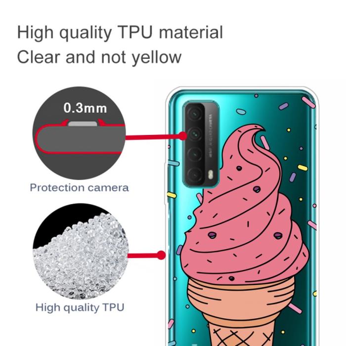 Bild 4,  Huawei P Smart (2021) - Skal Med Tryck - Glass