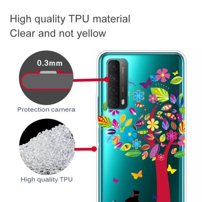 Bild 4,  Huawei P Smart (2021) - Skal Med Tryck - Färggrant Träd