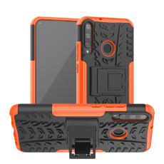  Huawei P40 Lite E - Ultimata St&ouml;tt&aring;liga Skalet med St&ouml;d - Orange