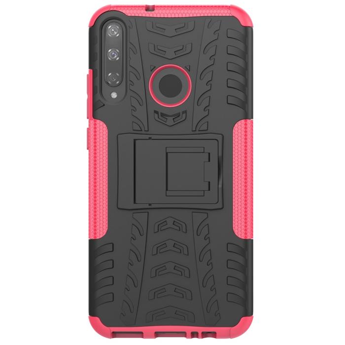 Bild 5,  Huawei P40 Lite E - Ultimata Stöttåliga Skalet med Stöd - Rosa