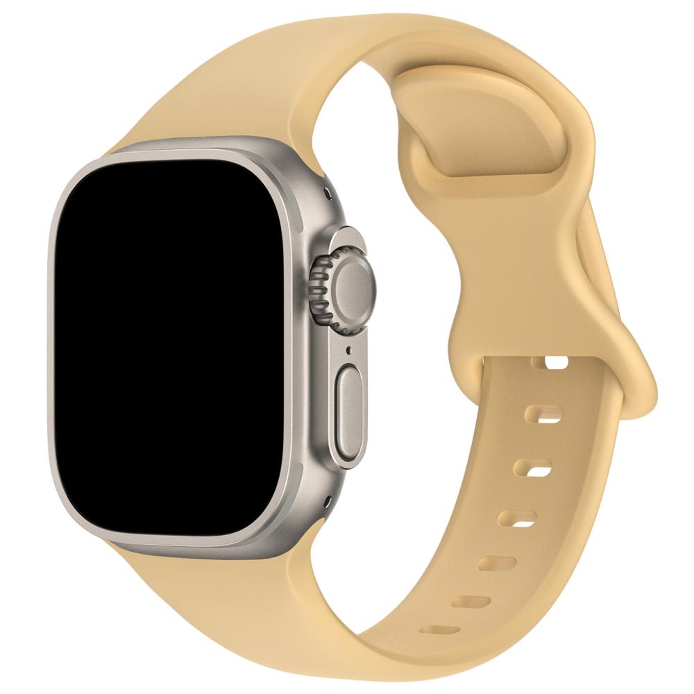 ColorPop Silikon Armband Butterfly Apple Watch 42/44/45/46/49 mm (M/L) Valnöt