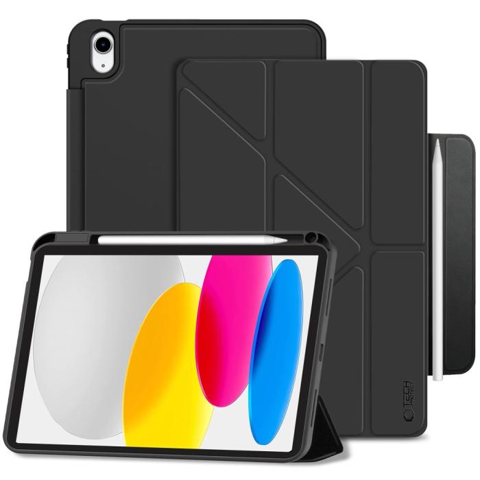 Bild 2, Tech-Protect Tech-Protect iPad 11 2025 / 10.9 2022 Fodral SC Origami Svart