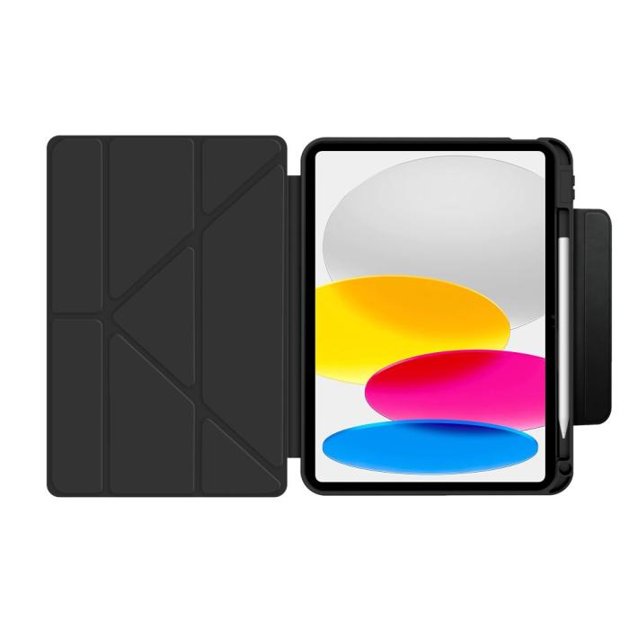 Bild 3, Tech-Protect Tech-Protect iPad 11 2025 / 10.9 2022 Fodral SC Origami Svart