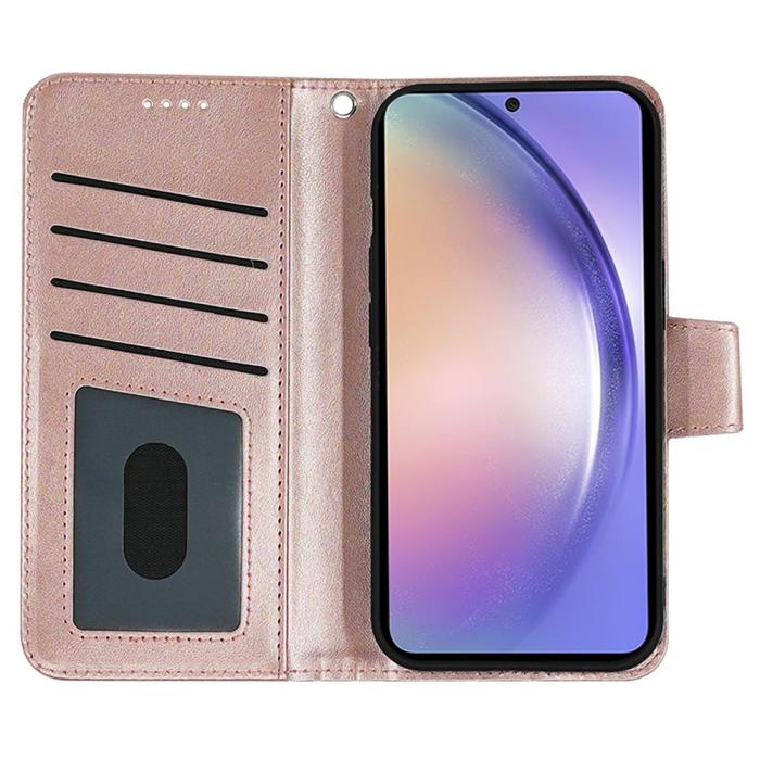 Bild 2,  Samsung Galaxy A27 Fodral Läder Roséguld
