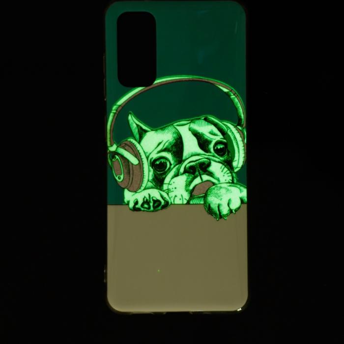 Bild 4,  Samsung Galaxy A33 5G Skal Glow-in-dark Headset/Hund