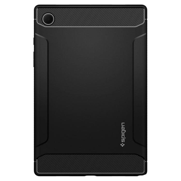 Bild 2, Spigen Spigen Samsung Galaxy Tab A8 10.5 Skal Rugged Armor Svart